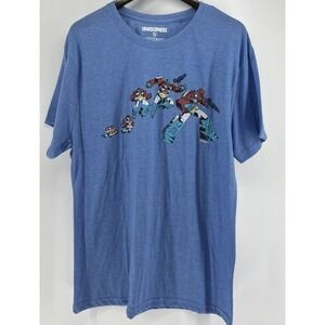 Lootcrate Exclusive Transformers T Shirt Blue Soft Crew Size XL